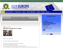 Tablet Screenshot of igfr-europe.com